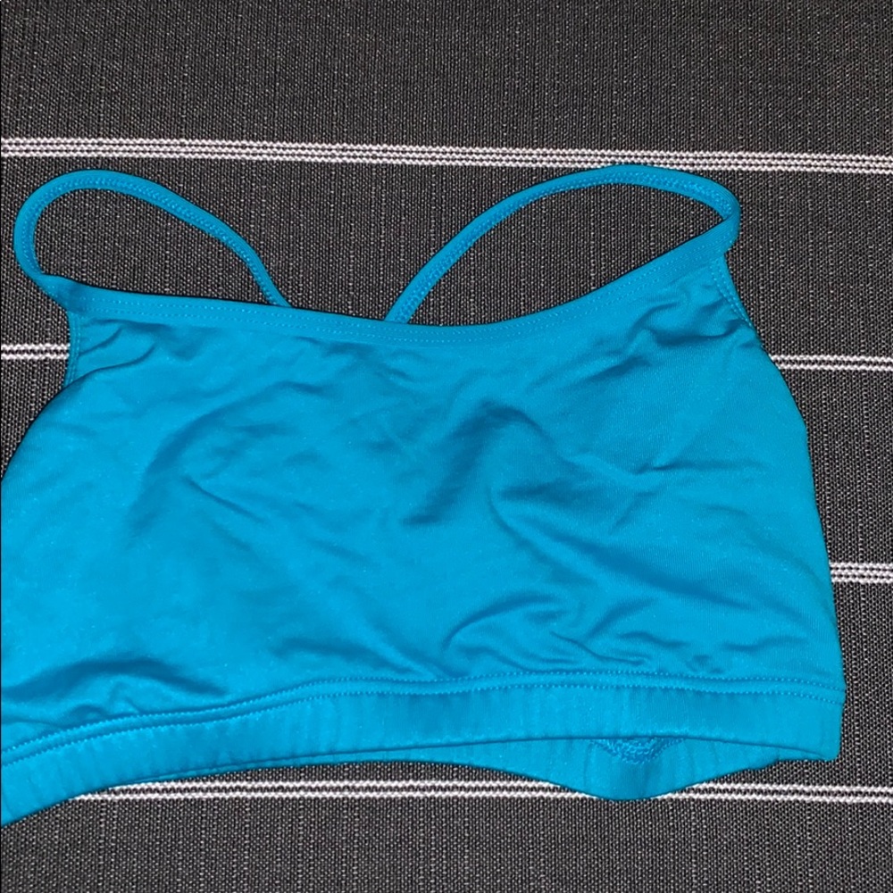 Blue Sports Bra